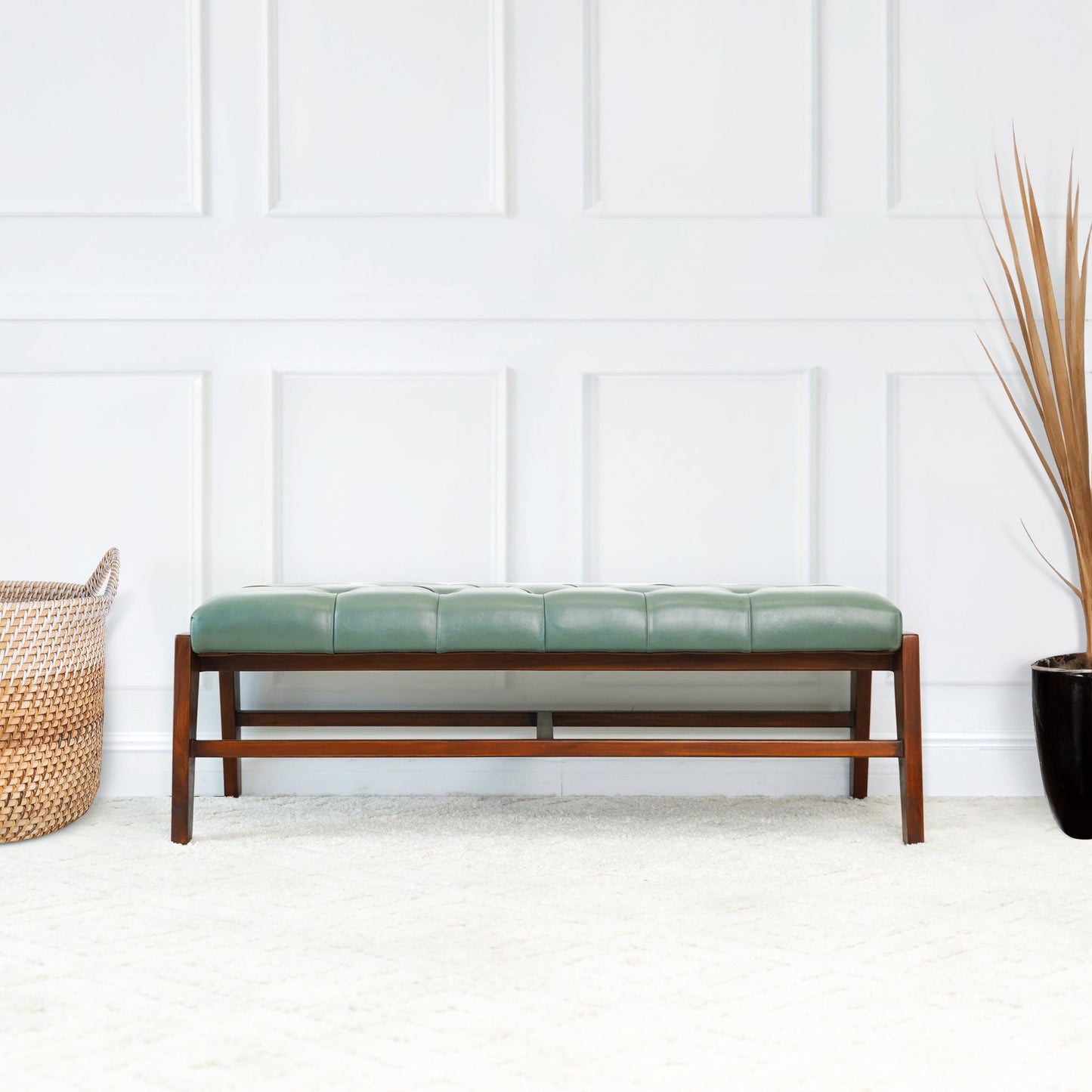 Hera Leather Bench