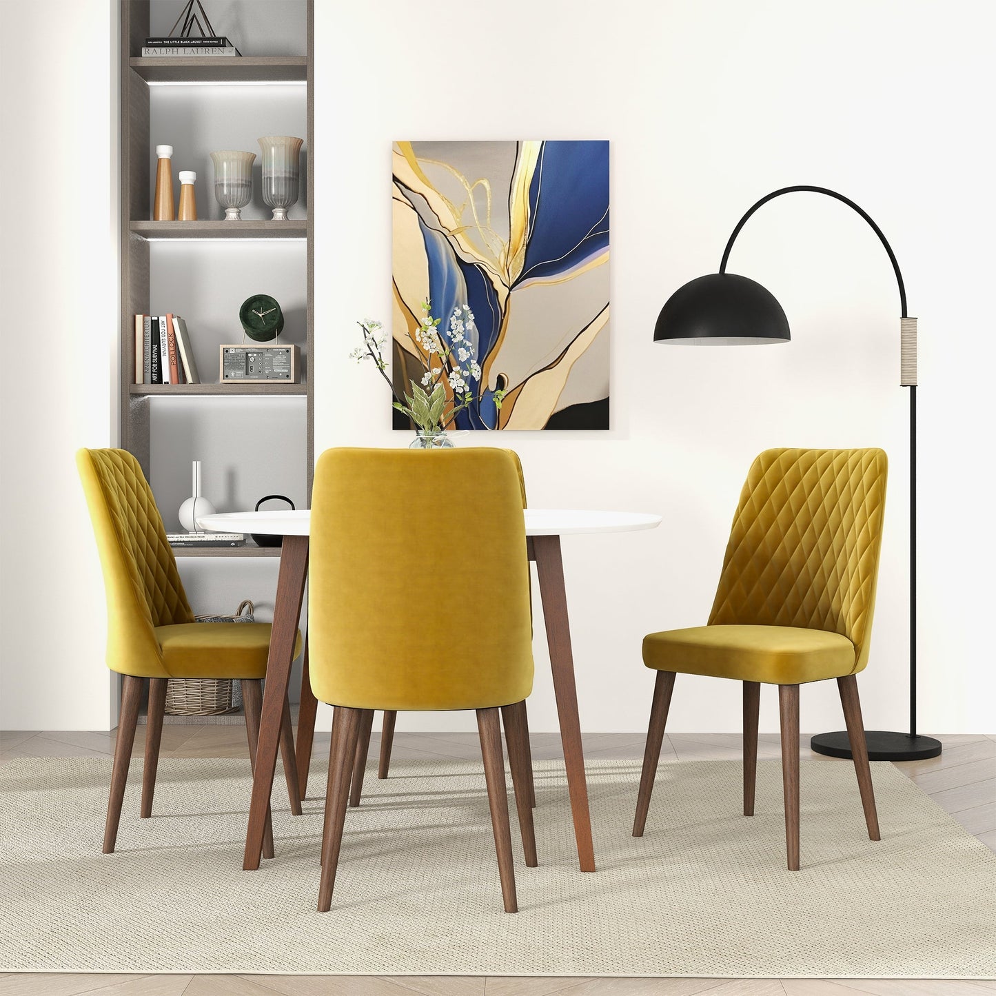 Katie Velvet Dining Chairs - Set Of 2