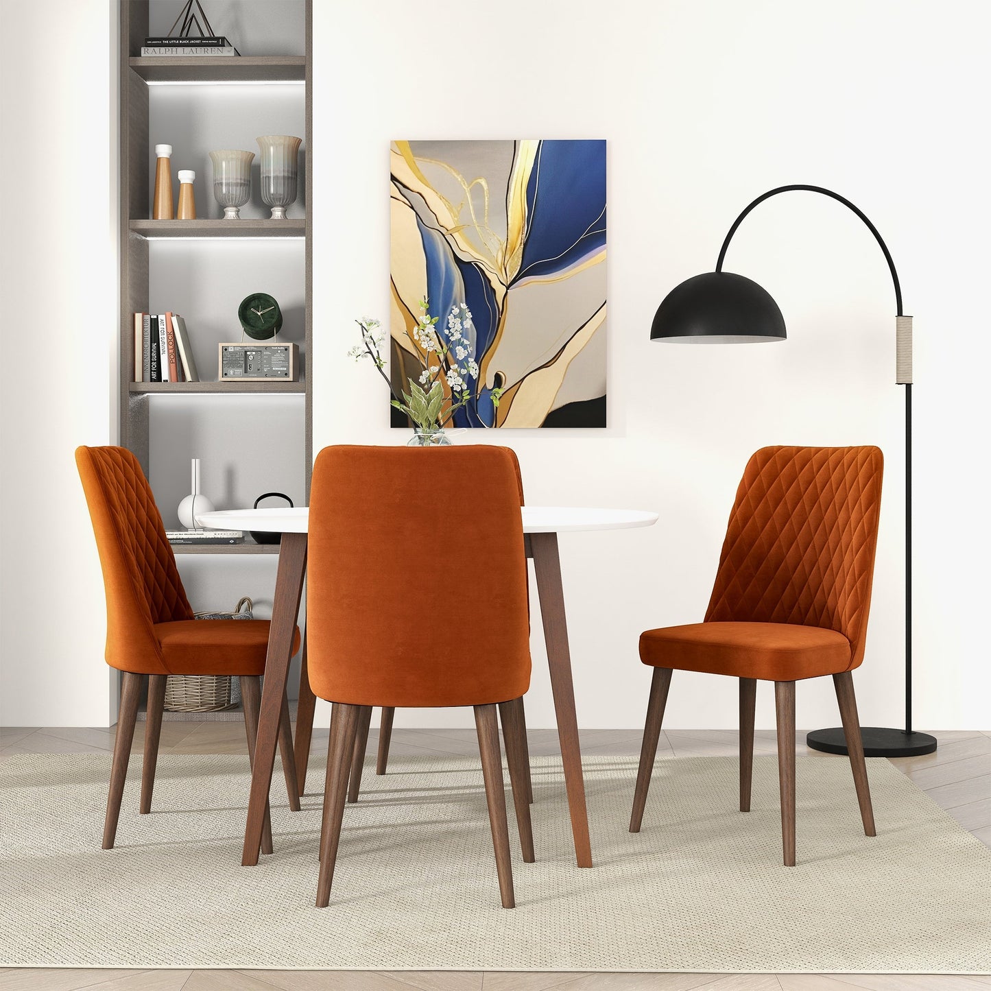 Katie Velvet Dining Chairs - Set Of 2