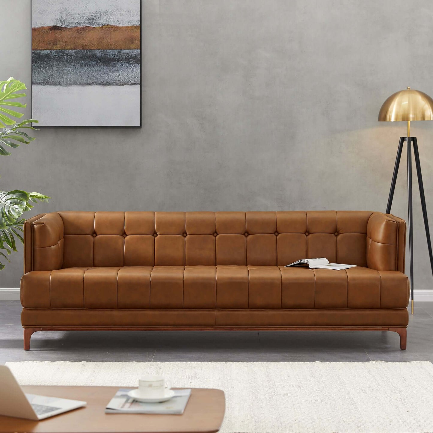 Mara Leather Sofa