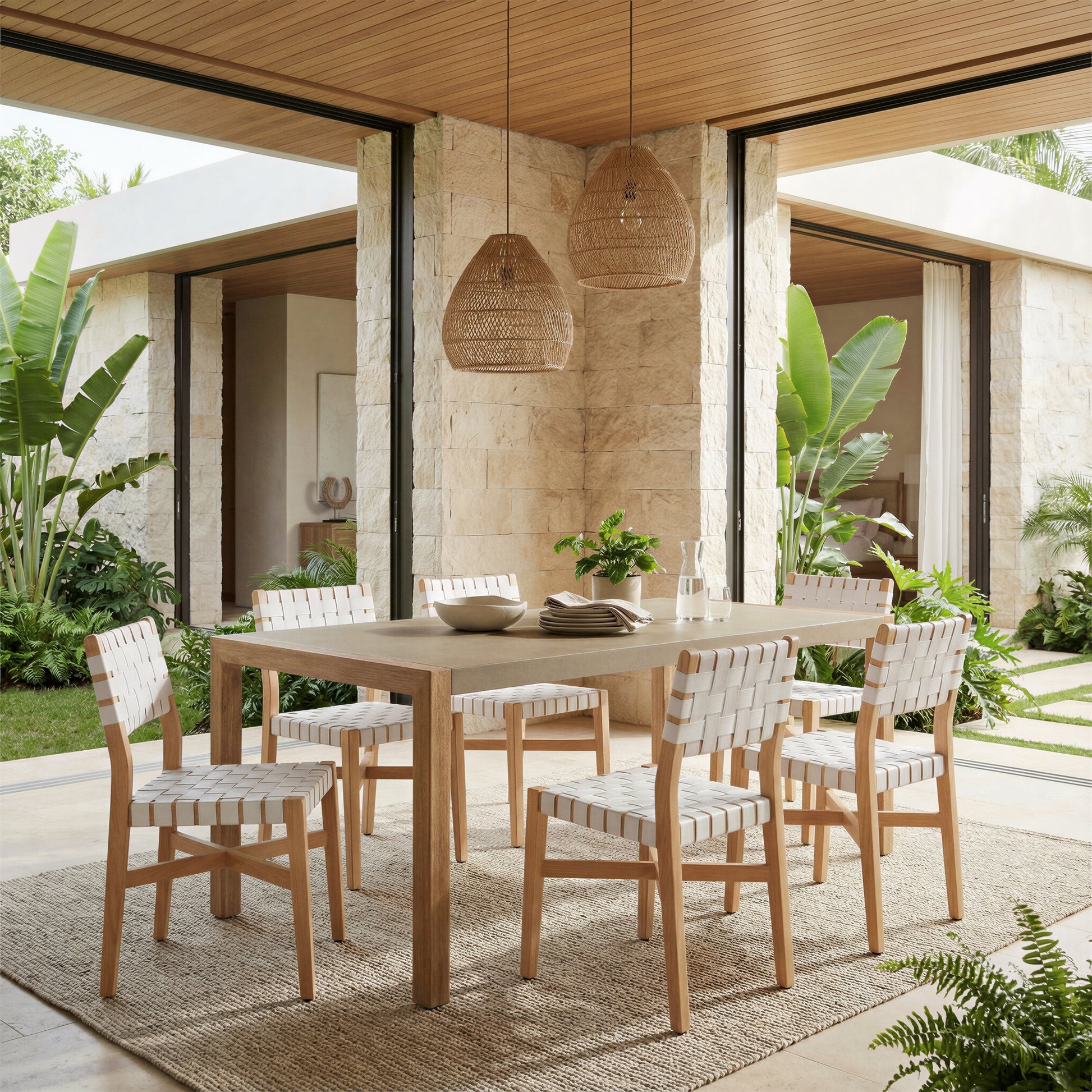 Kingsholm Outdoor Dining Table stamps-home-furniture