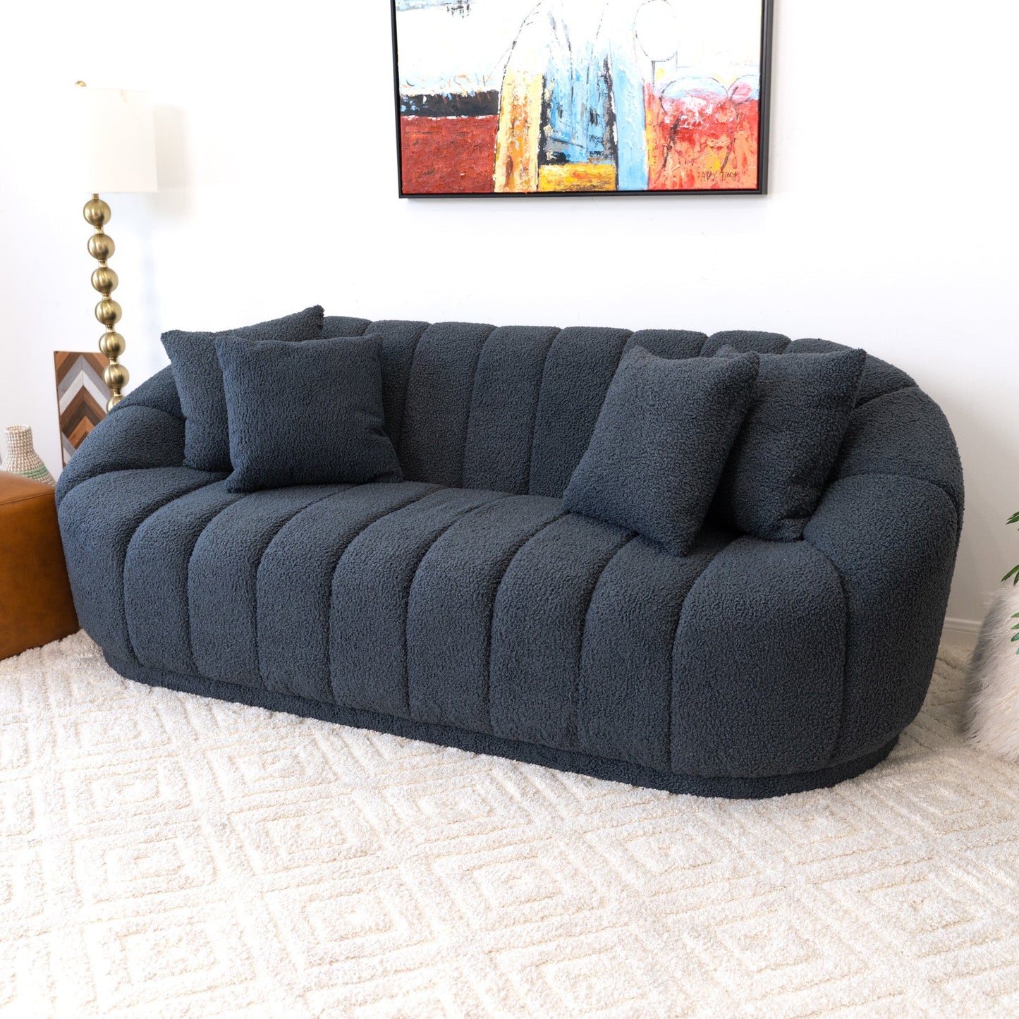 Maximilian Boucle Couch