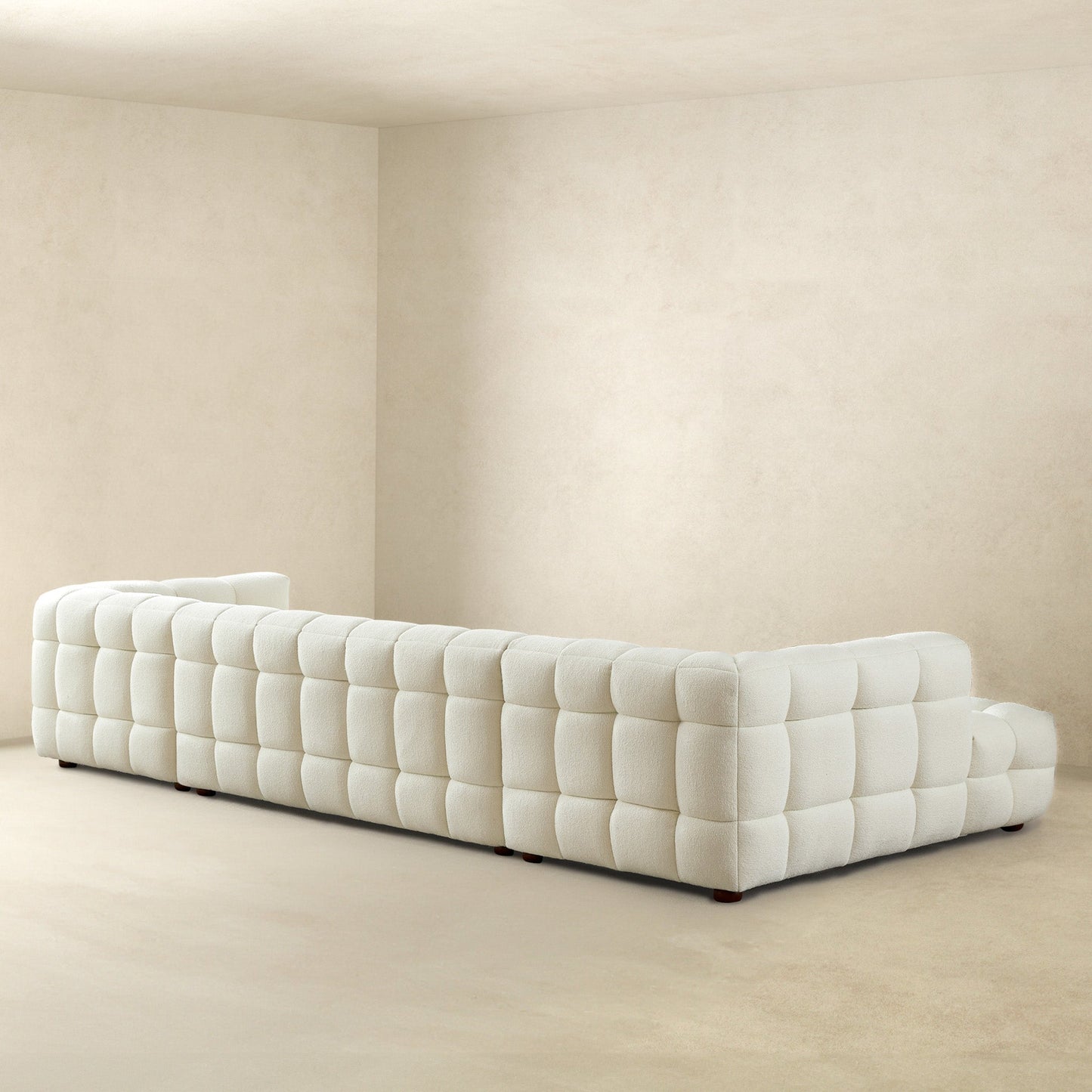 Claremont U-Shape Boucle Sofa