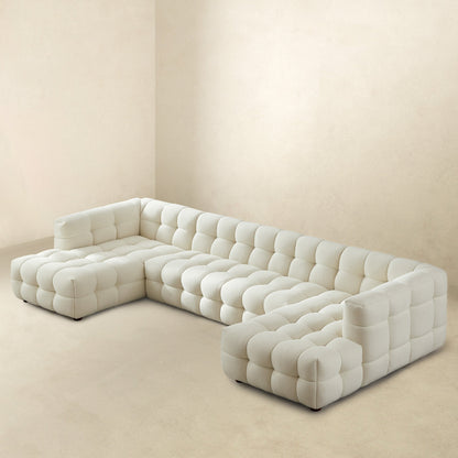 Claremont U-Shape Boucle Sofa