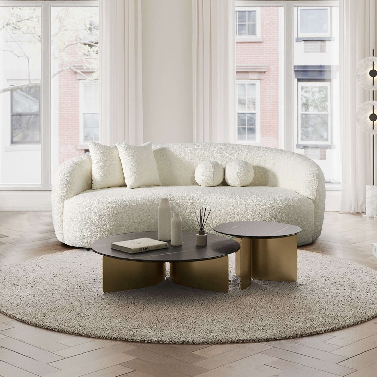 Maelis Boucle Sofa