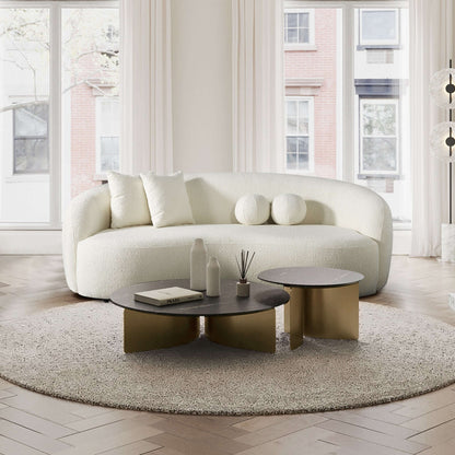 Drake Curvy Boucle Sofa