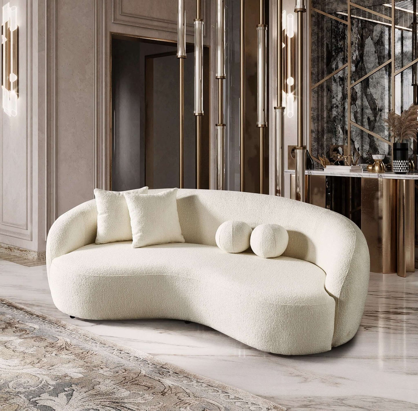 Maelis Boucle Sofa