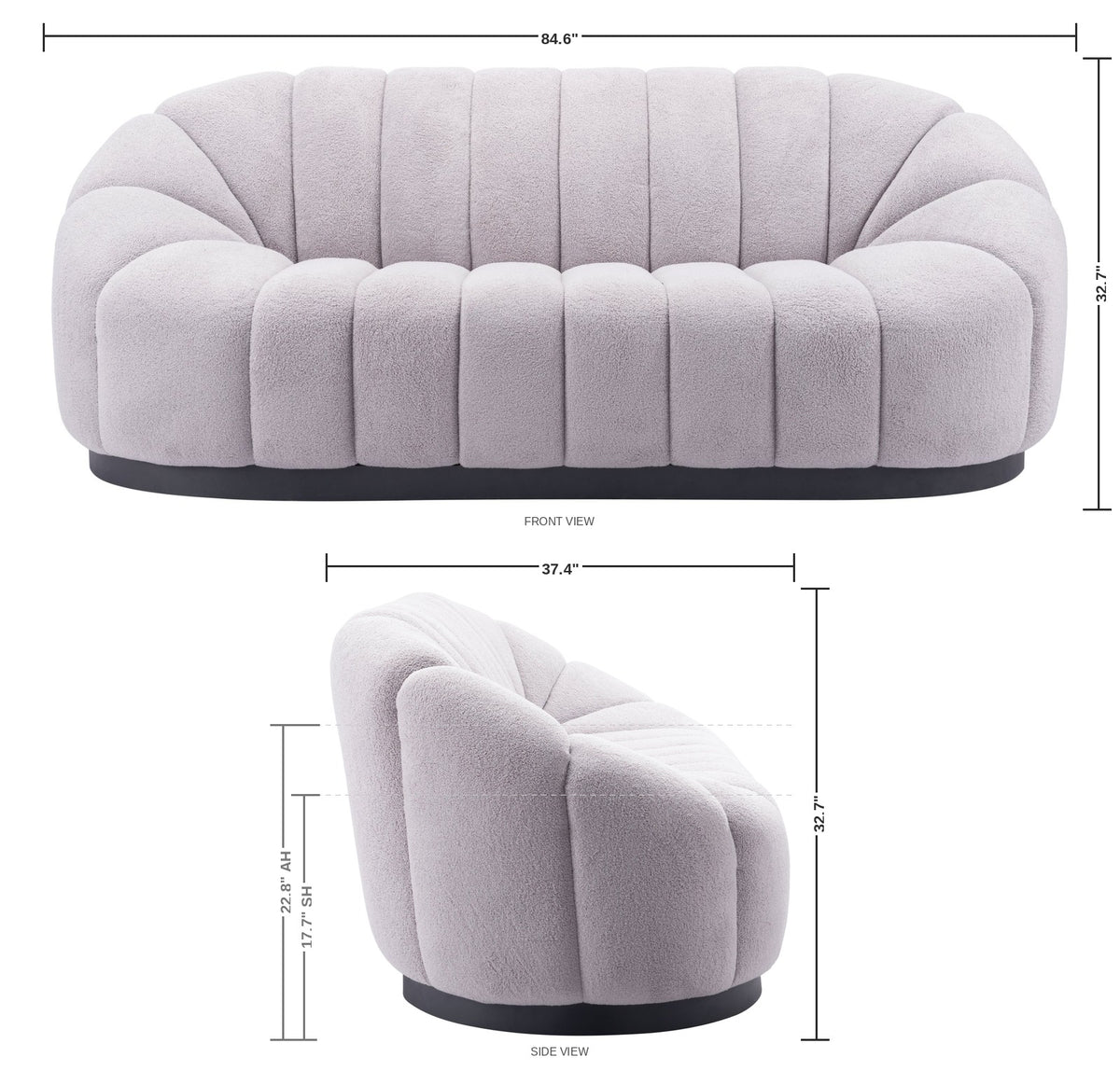 Netherfield Sofa — dimensions