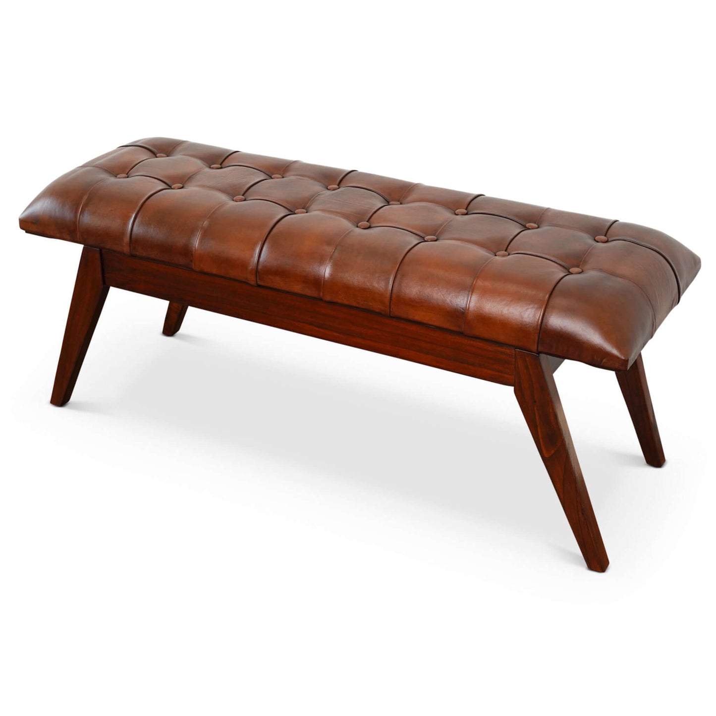 Maja Leather Bench