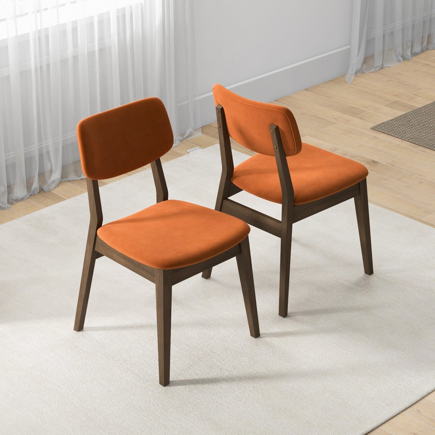 Aramis Velvet Side Chairs - Set Of 2