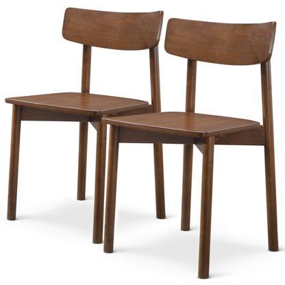 Pierre Walnut Dining Chairs - Set Of 2