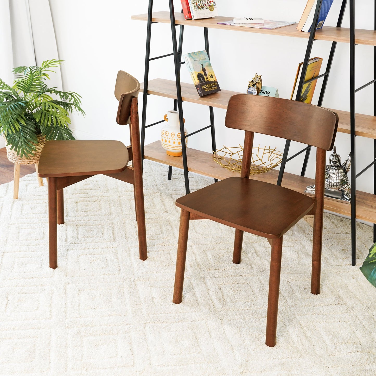 Eldergrove Walnut Dining Chairs - Set Of 2