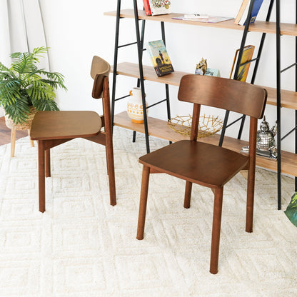 Pierre Walnut Dining Chairs - Set Of 2