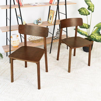 Pierre Walnut Dining Chairs - Set Of 2