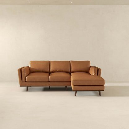 Aurelia Right-Facing Leather Sectional