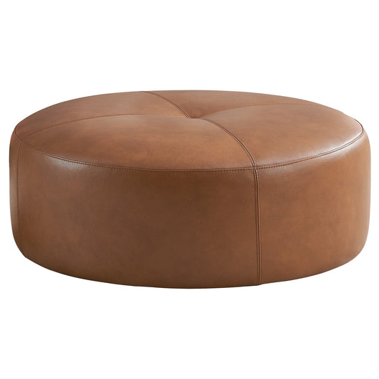 Maplewick Leather Ottoman