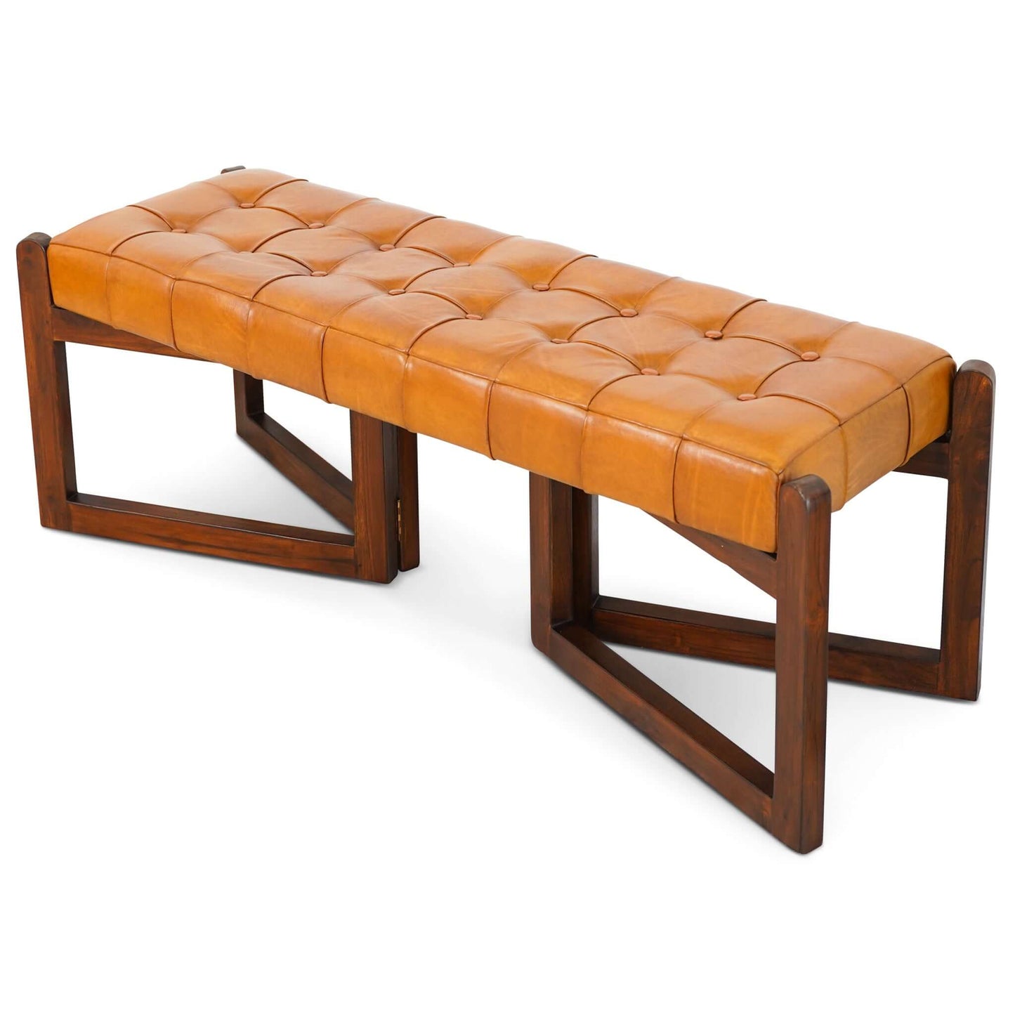 Riley Leather Bench