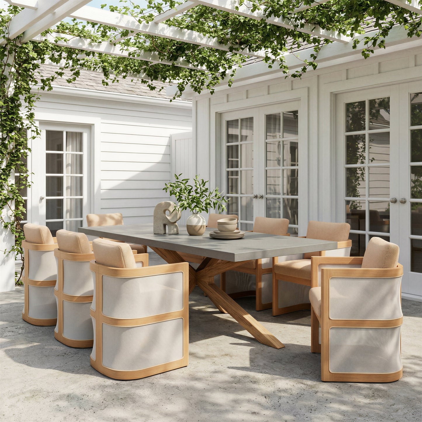 Sunningdale Outdoor Rectangular Dining Table stamps-home-furniture