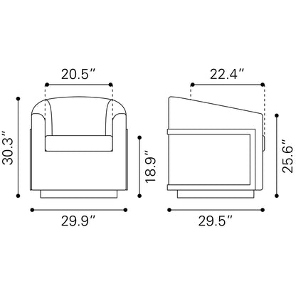 Thornwood Swivel Chair stamps-home-furniture