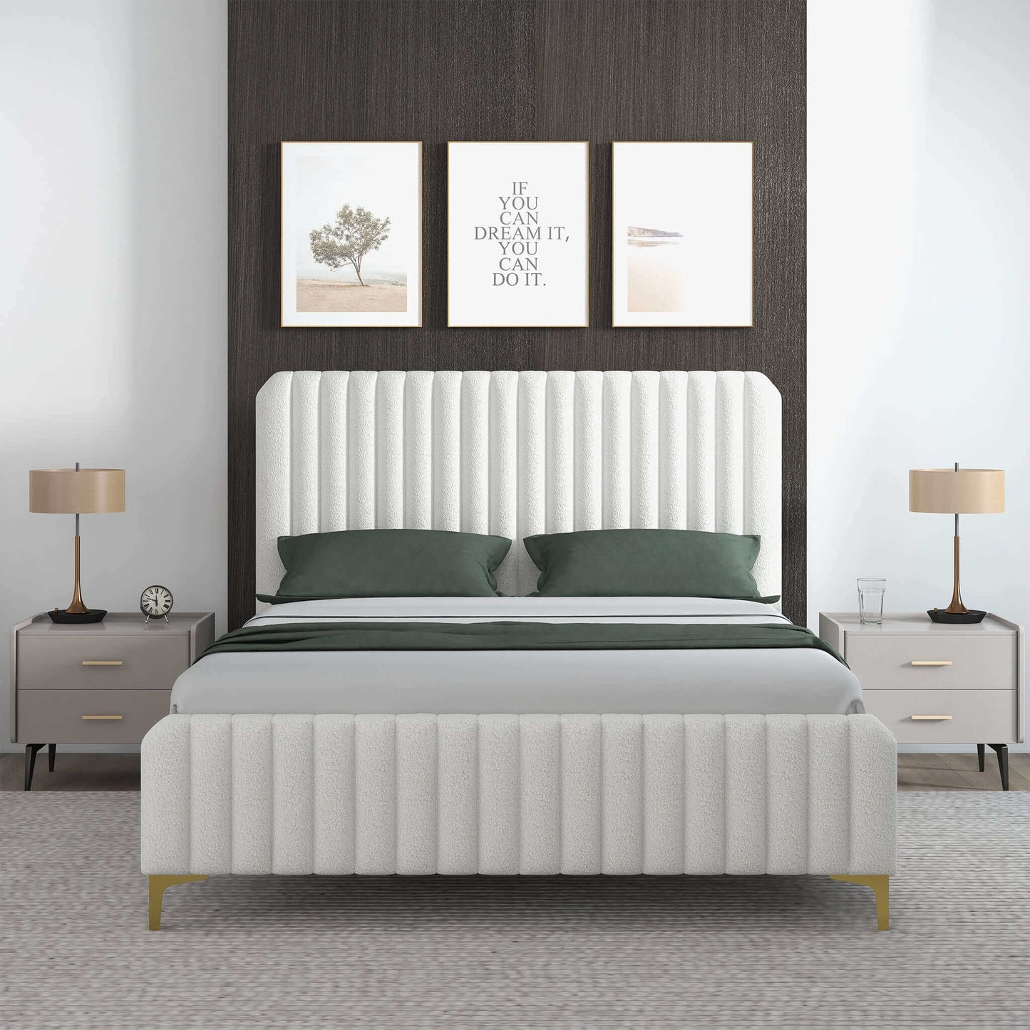 Osric Boucle Bed