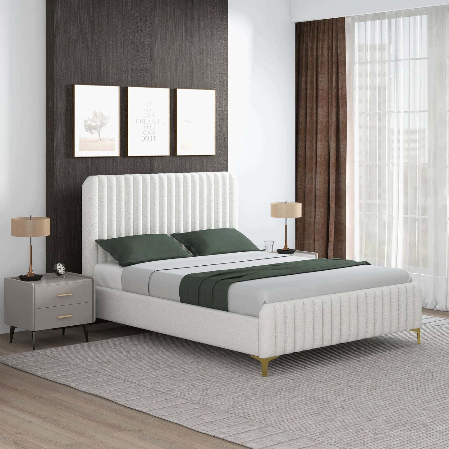 Osric Boucle Bed