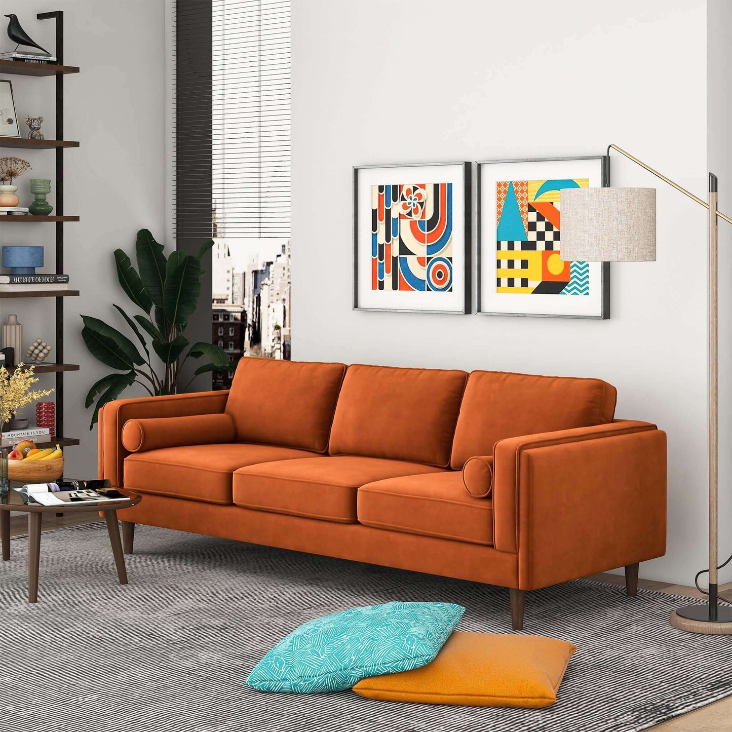 Rowan Velvet Sofa