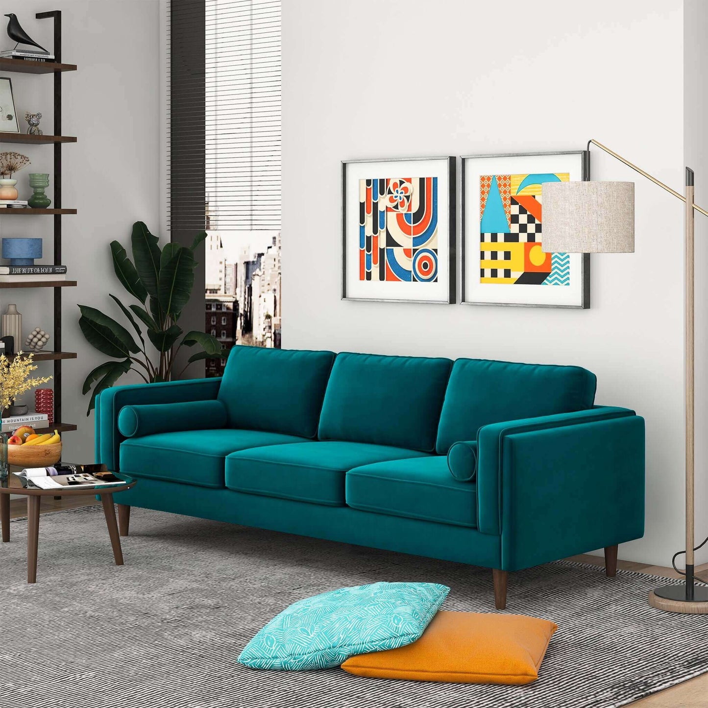 Rowan Velvet Sofa