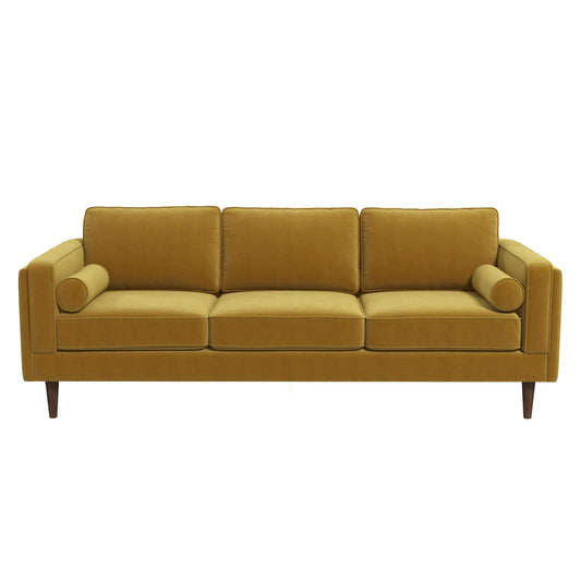 Amber Velvet Sofa