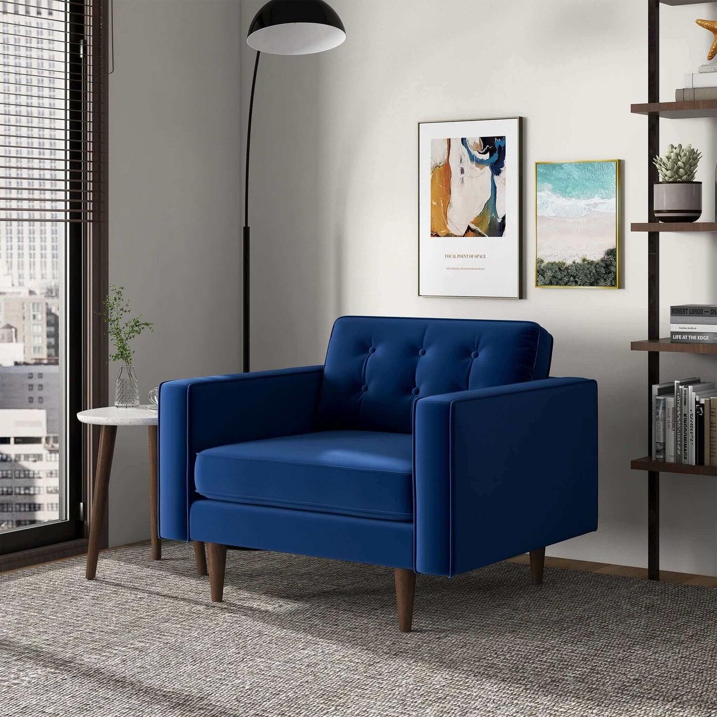 Bellamy Velvet Lounge Chair