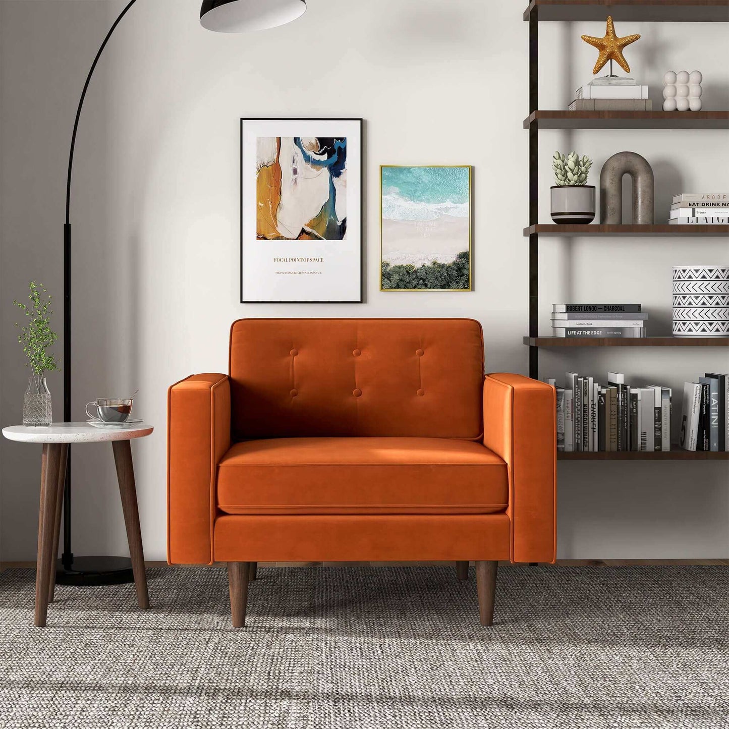 Bellamy Velvet Lounge Chair