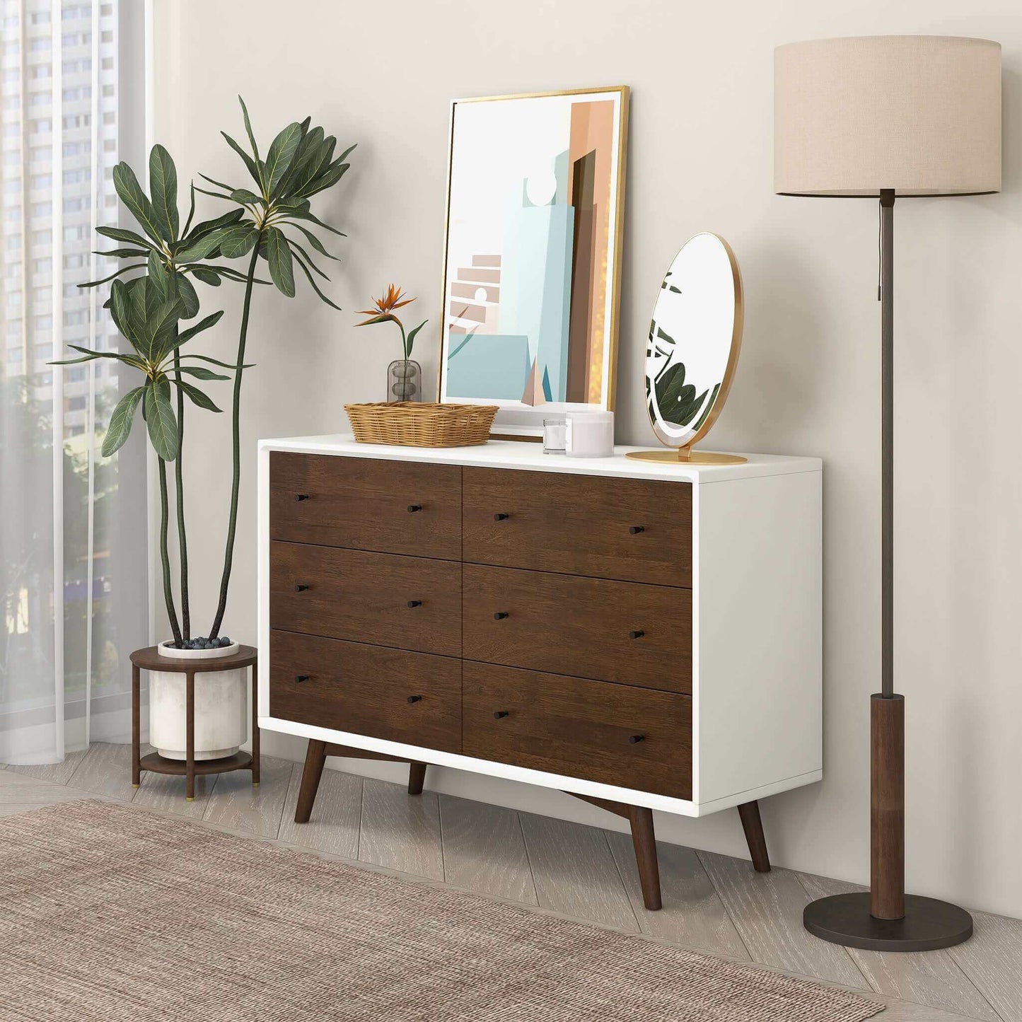 Caroline 6-Drawer Dresser