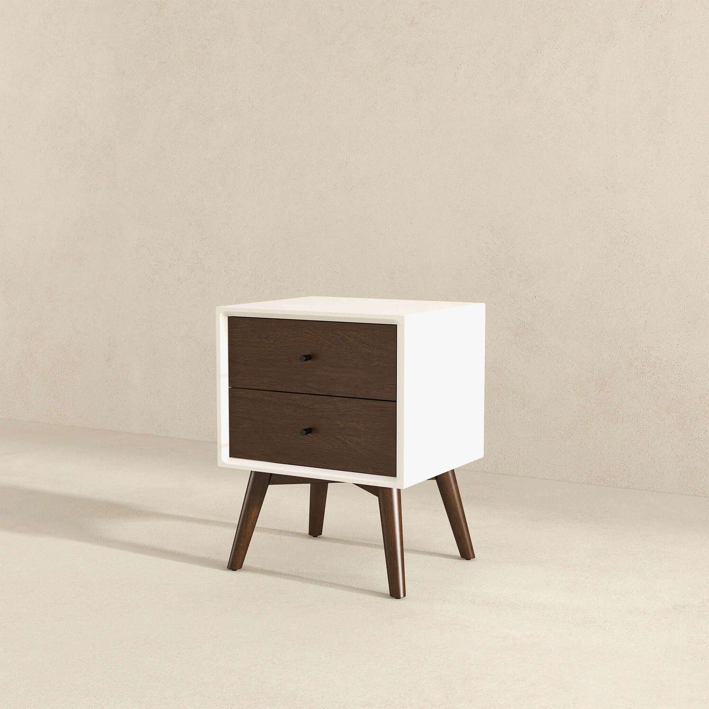 Vaelora White Nightstand