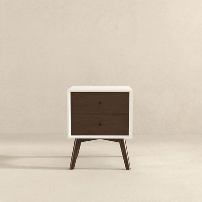 Vaelora White Nightstand