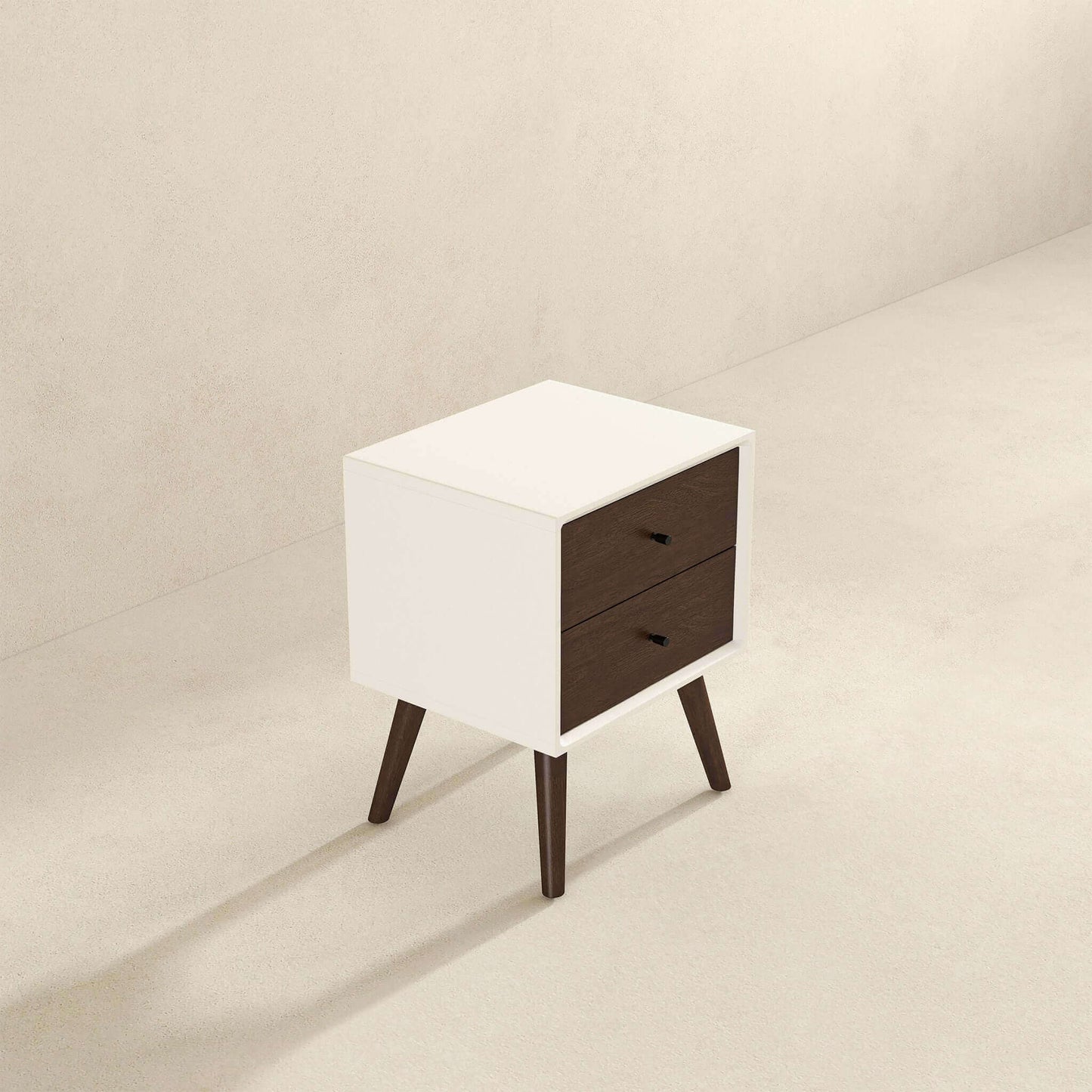 Vaelora White Nightstand