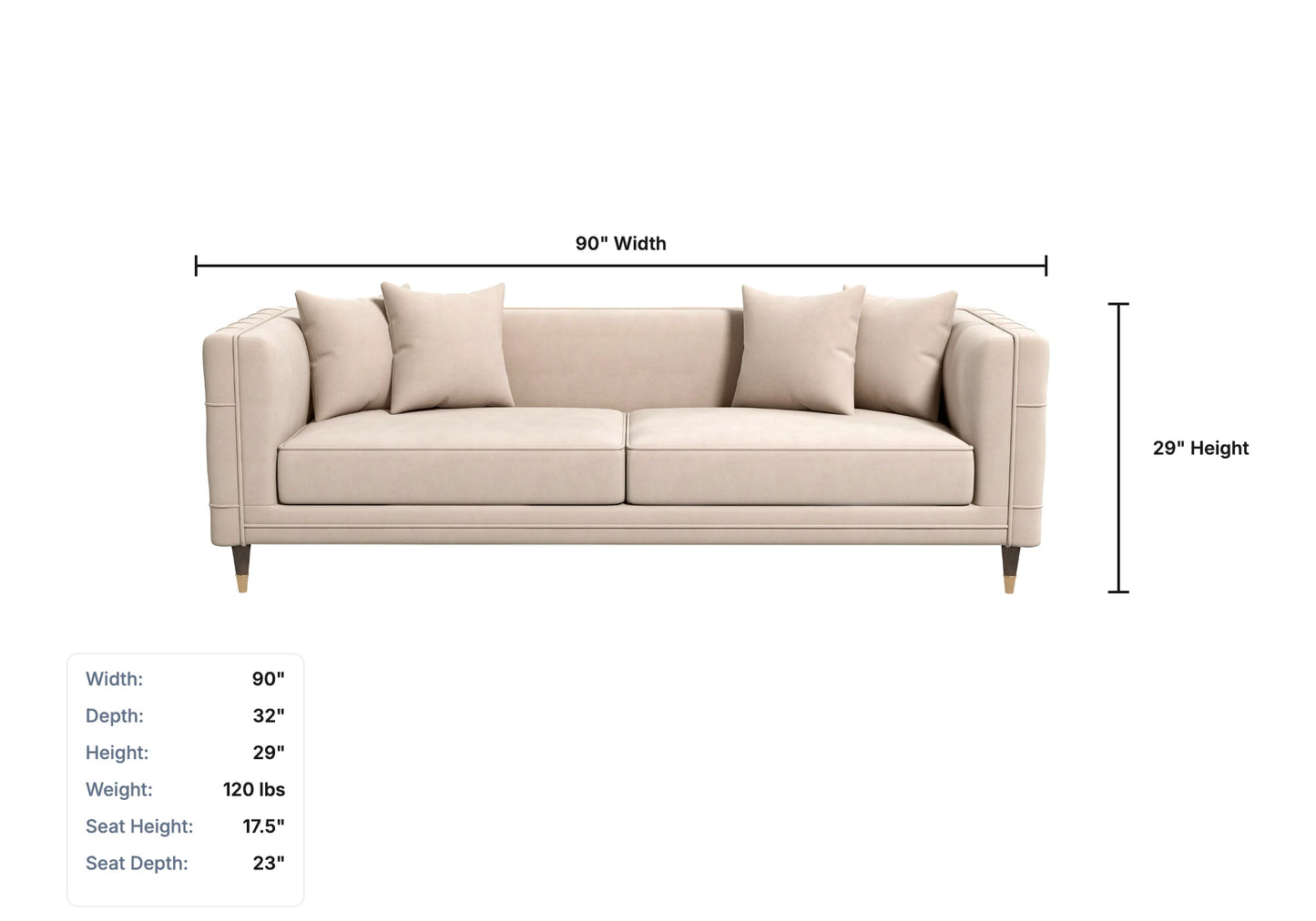 Pembroke Sofa Stamps Home Furniture Sofas