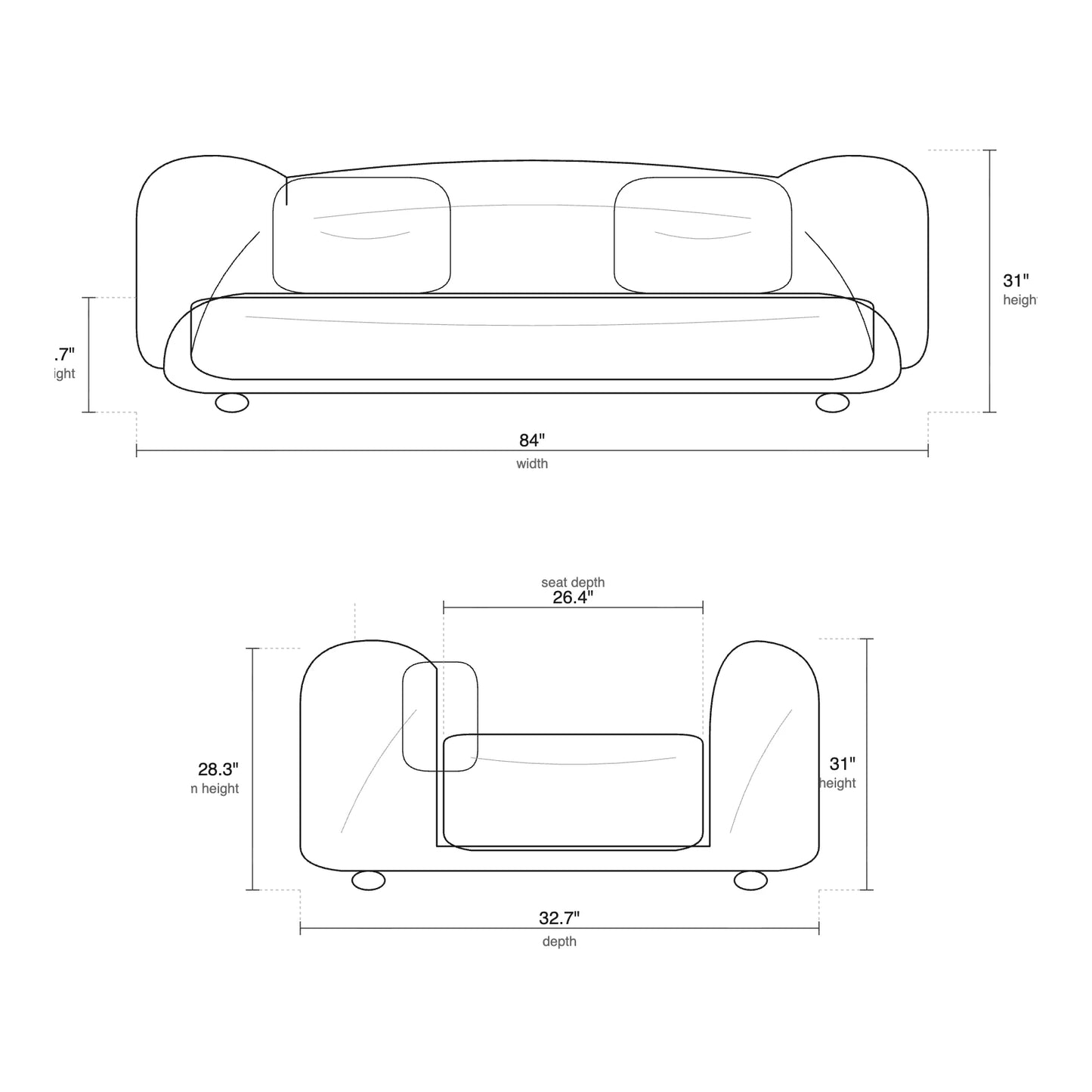 Quinlan Sofa Stamps Home Furniture Sofas