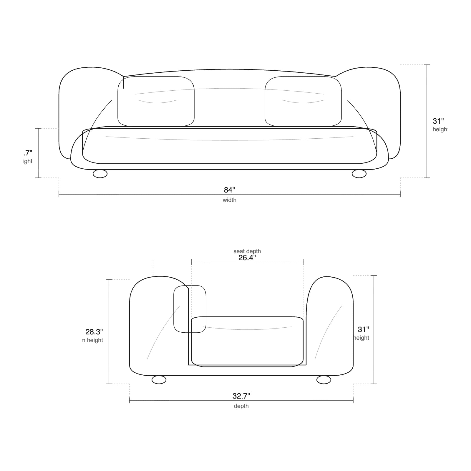 Quinlan Sofa Stamps Home Furniture Sofas