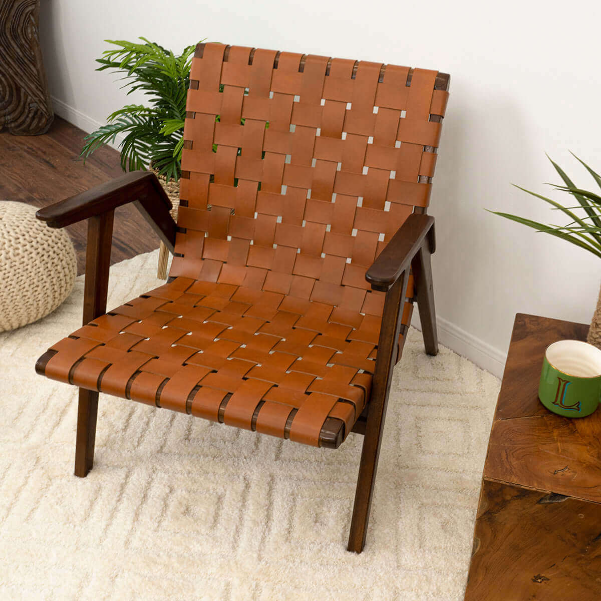 Doverly Leather Lounge Chair