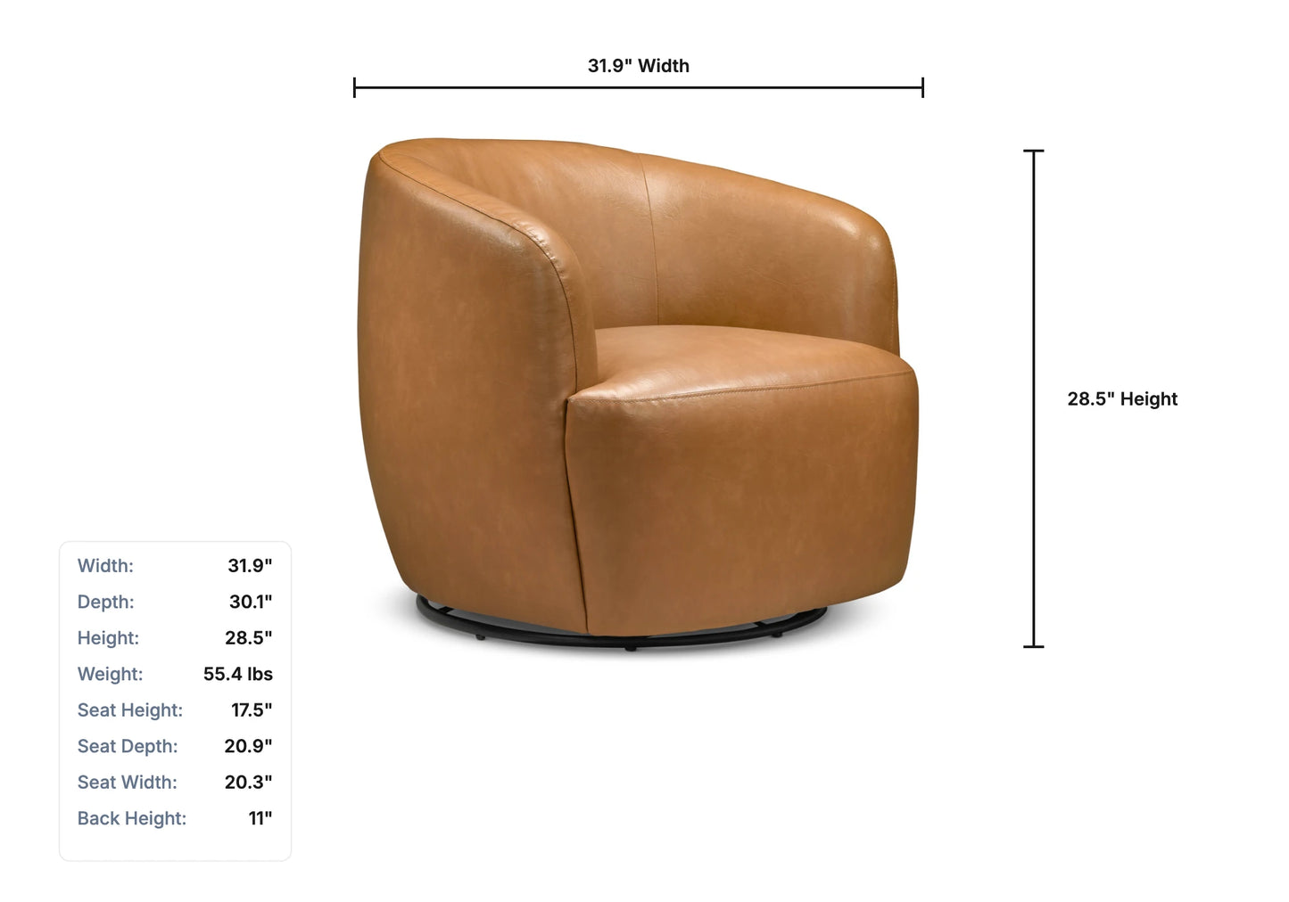 Knox Swivel Chair