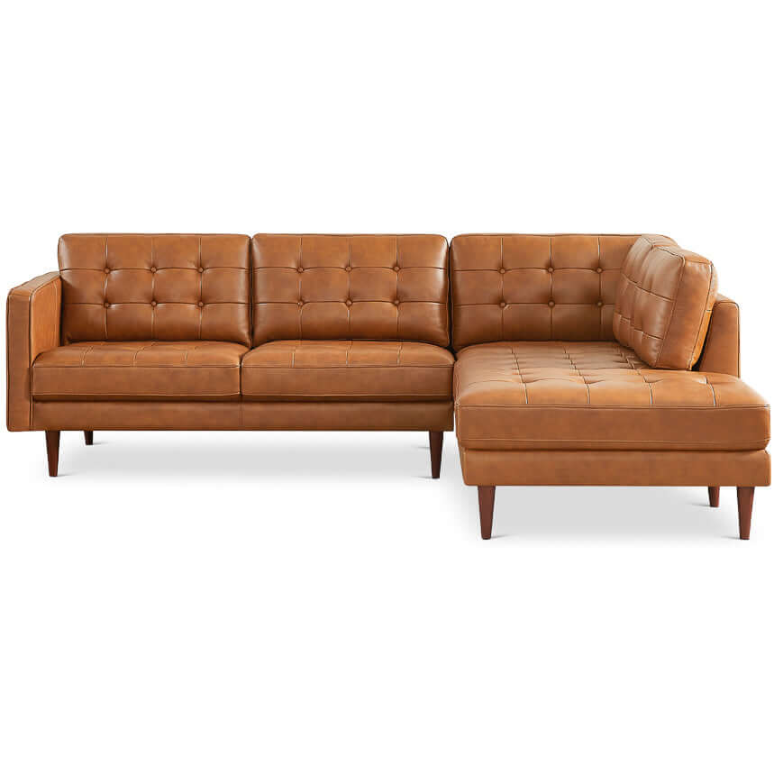 Lynton Right-Facing Leather Sectional