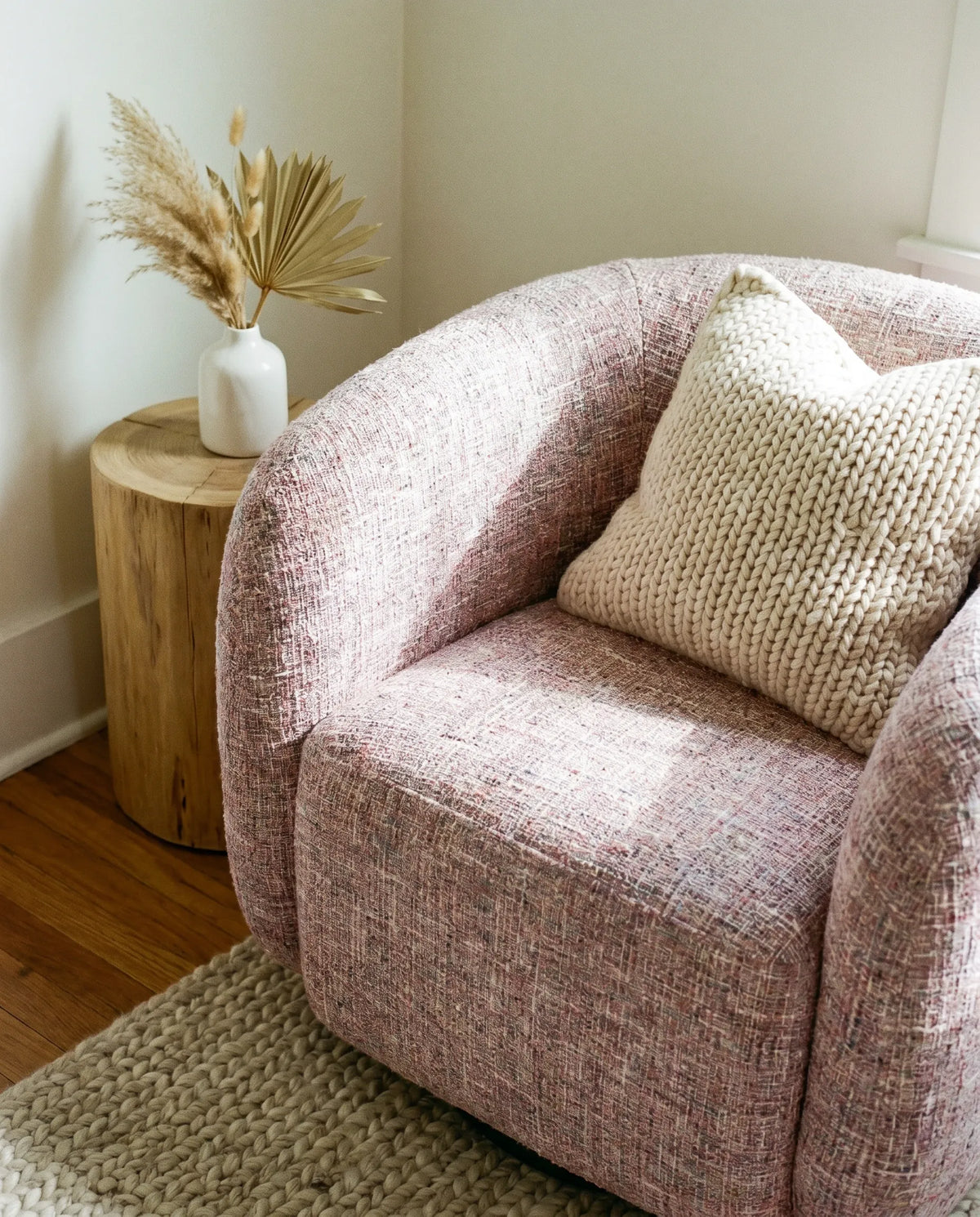 Rosewood Swivel Chair