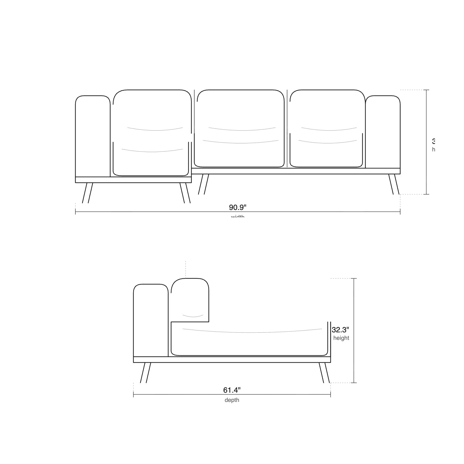 Oakfield Sectional Stamps Home Furniture Sectional Sofas